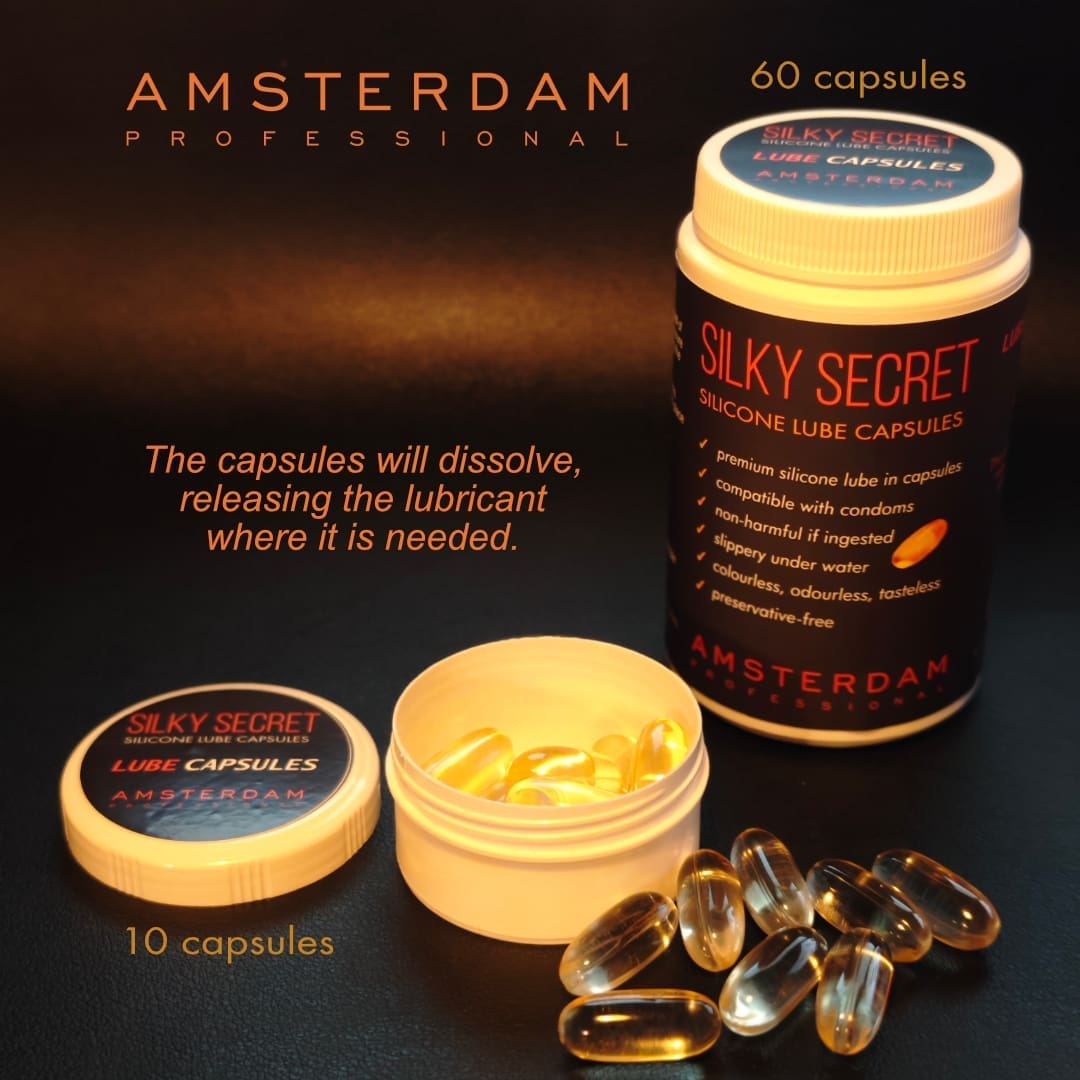 amsterdamprofessional_lubeCapules SILKY SECRET - Silicone Lube Capsules - Image 12